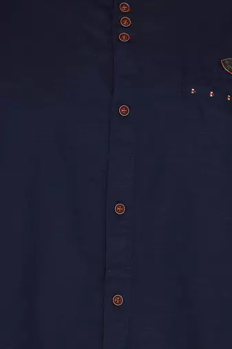 men's linen cotton mandarin collar party casual shirt | indowestern shirt for men