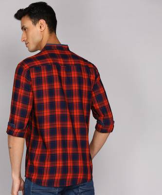 men's barn red lyocell long kurta | festive kurta for men 2