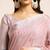 mauve embroiderd pure cotton saree with unstitched blouse piece