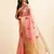 pink cotton silk blend embroidered work saree with unstitched blouse piece