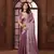 Mauve organza saree for festivals