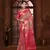 pink silk blend woven work saree with unstitched blouse piece