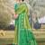 green silk woven work festival tassle saree