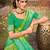 light green silk woven work festival tassle saree