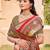 red silk woven work festival tassle saree