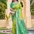 light green silk woven work festival tassle saree