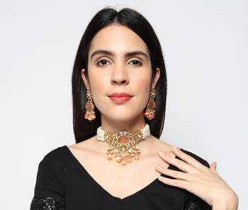 Gold-plated kundan set 1