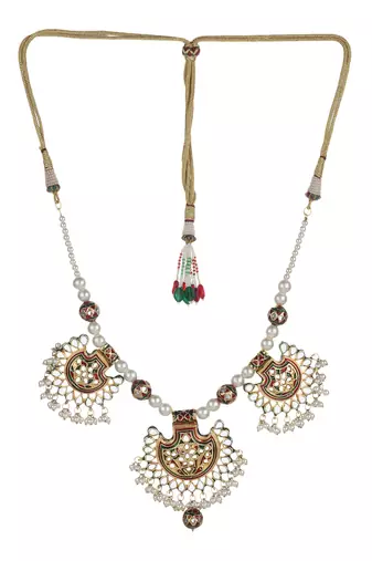 Kundan necklace set