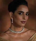 Mint polki necklace set