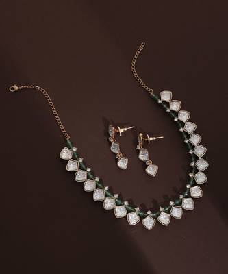 Mint polki necklace set 2