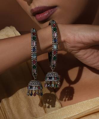 Multicolour zirconia bangles 3