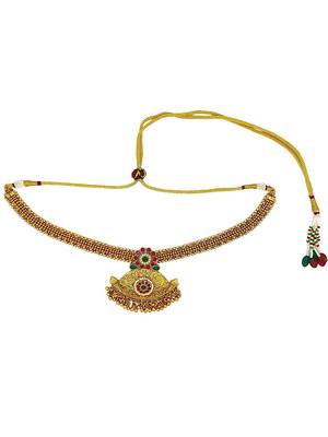 Gold-plated traditional necklace set 3