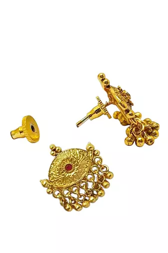 Gold-plated traditional necklace set