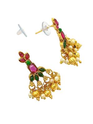 Gold-plated floral delicate necklace set 5