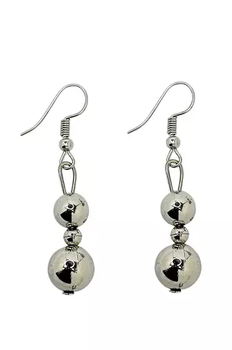 Silver plated oxidised jewellery setnecklace set