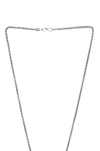 Silver plated cmips desing jewellery setoxidised necklace set