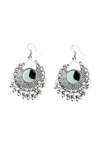 Silver plated oxidised jewellery set