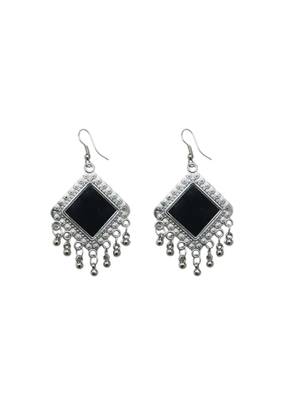 Silver plated oxidised jewellery set 3