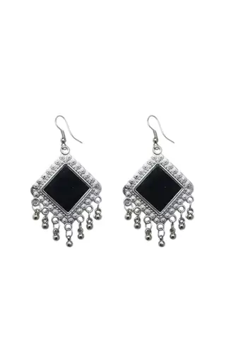 Silver plated oxidised jewellery set