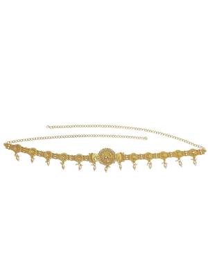 Gold-plated artificial beads waist chain kamarbandh 2