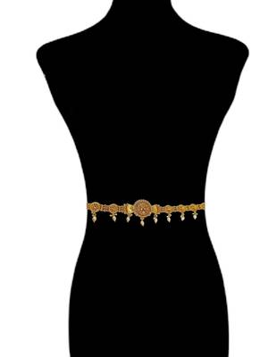 Gold-plated artificial beads waist chain kamarbandh 5