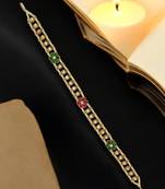 Gold-plated kundan matha patti