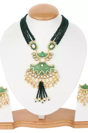 Green jaipuri set