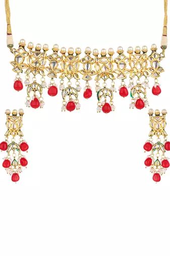 Kundan necklace set