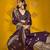 Charming dark purple color silk saree with fine zari weave