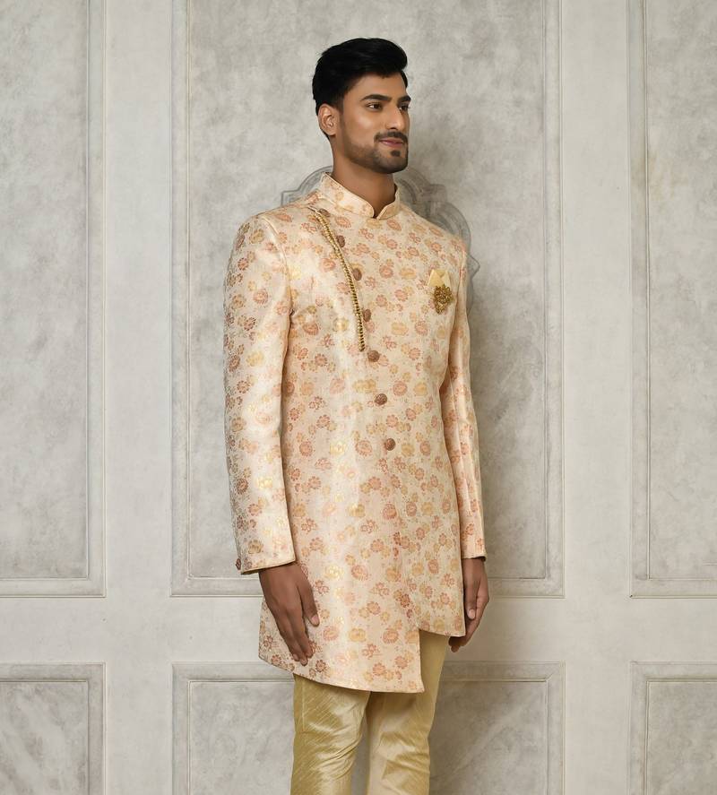 Multi indo western with  pattern work