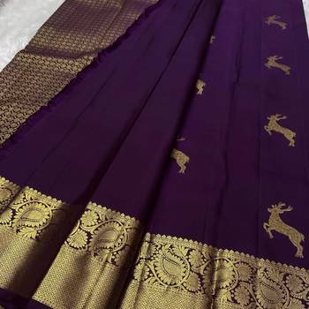 Wine color silk blend sarees with blouse 1