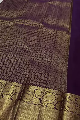 Wine color silk blend sarees with blouse