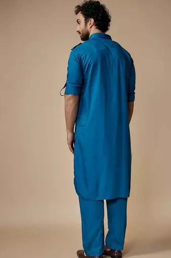 Arruga stylish cotton satin pathani salwar set