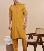 Arruga stylish cotton satin pathani salwar set