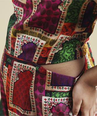 Multicolor halter neck jumpsuit 3