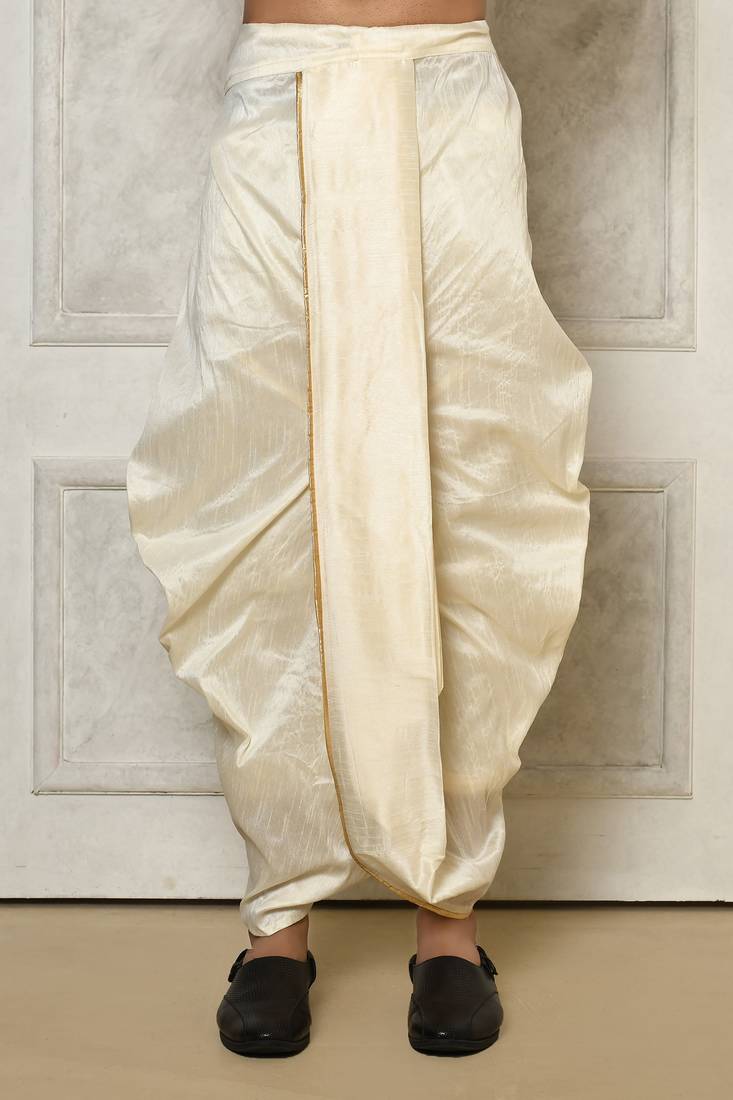 Peach indo western with  pattern work