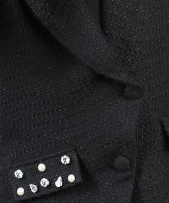 Black dress with detailing on pocket 2