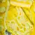 Hand embroidered yellow georgette lucknowi chikankari unstitched suit piece