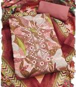 women's maroon modal cotton salwar suit dress material