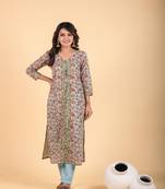 Minimalistic 2-piece embroidered kurta pant sets