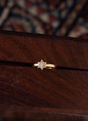 Elegant Gold-Plated Necklace Set with Stud Earrings & Ring 4