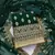 dark green georgette embroidered unstitched dress material