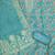 Women's blue organza handwork unstitched dress material