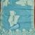 Women's blue organza handwork unstitched dress material