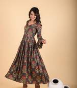 Grey empire ethnic dress