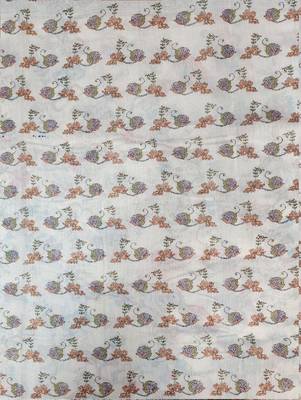 Orange Cotton Blend Kalamkari Print Rich Pallu Saree With Blouse 4