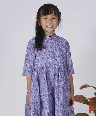 Lavender orchid kurta set 2