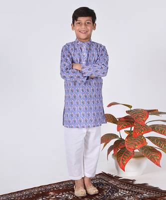 Lavender kurta set 1