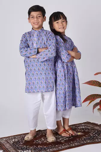 Lavender kurta set