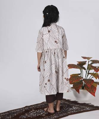 Brown mocha kurta set 3